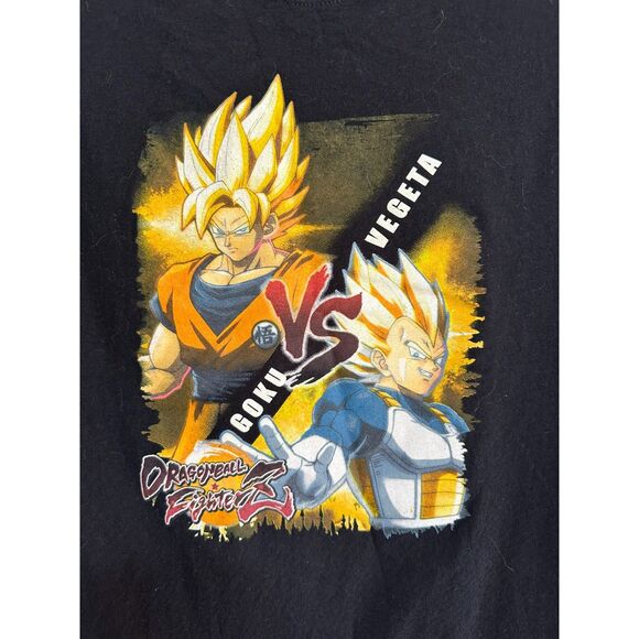 Dragonball Z Fighter Goku Vegata Black Tee Size S - Picture 2 of 4